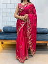 Vivera Fendy Chifrron Embroidery With Sequence Work Saree Wholesalers In Delhi